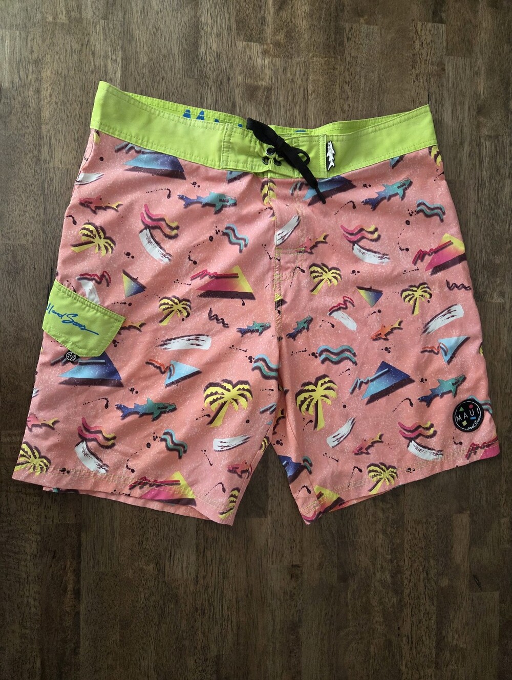 Maui & Sons Hybrid Swim Trunks